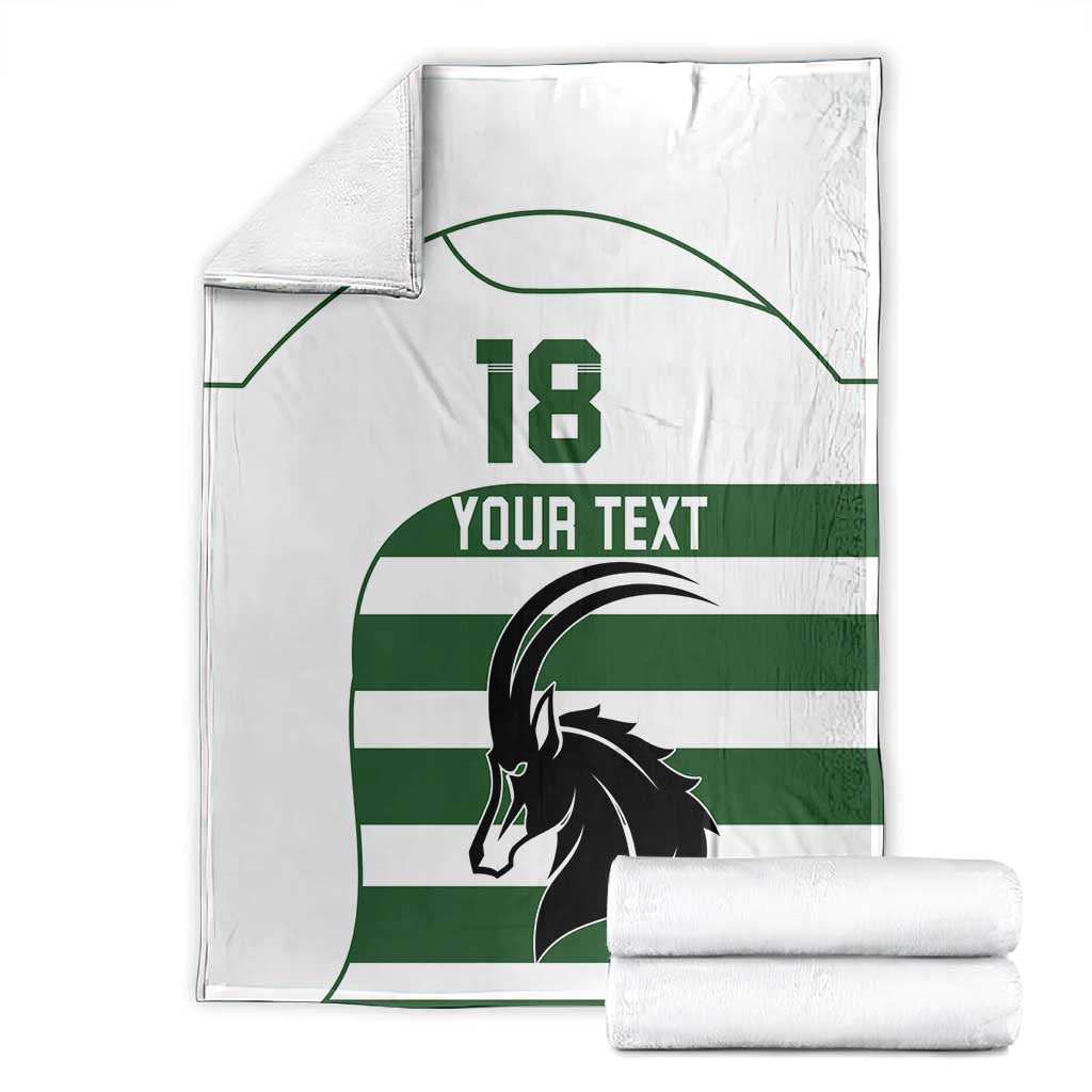 Custom Zimbabwe Sables Rugby Blanket Go Champion - African Pride
