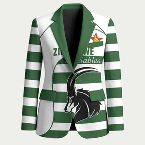 Custom Zimbabwe Sables Rugby Blazer Go Champion