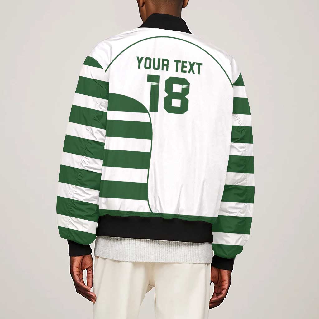 Custom Zimbabwe Sables Rugby Bomber Jacket Go Champion - African Pride