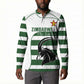 Custom Zimbabwe Sables Rugby Button Sweatshirt Go Champion