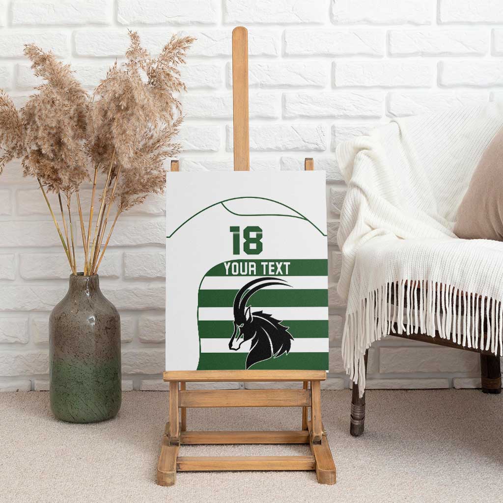 Custom Zimbabwe Sables Rugby Canvas Wall Art Go Champion - African Pride