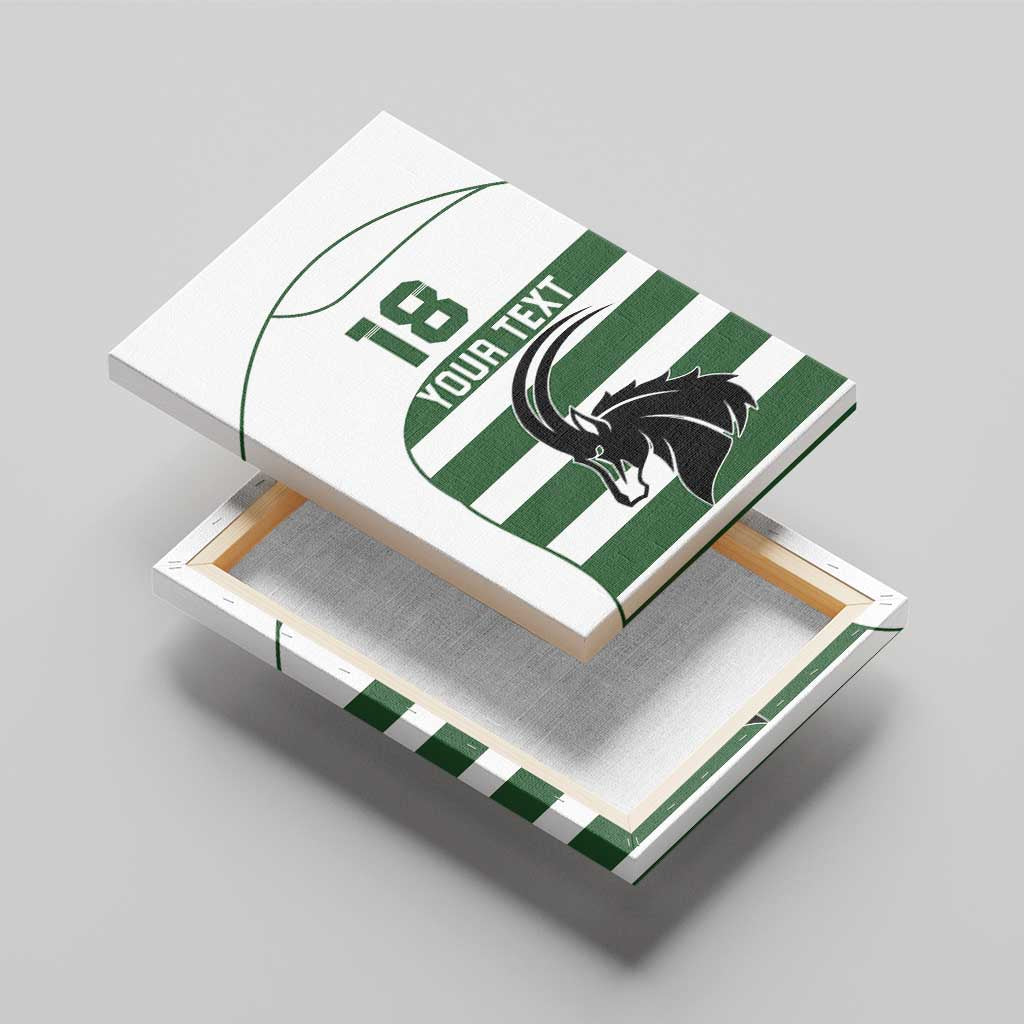 Custom Zimbabwe Sables Rugby Canvas Wall Art Go Champion - African Pride