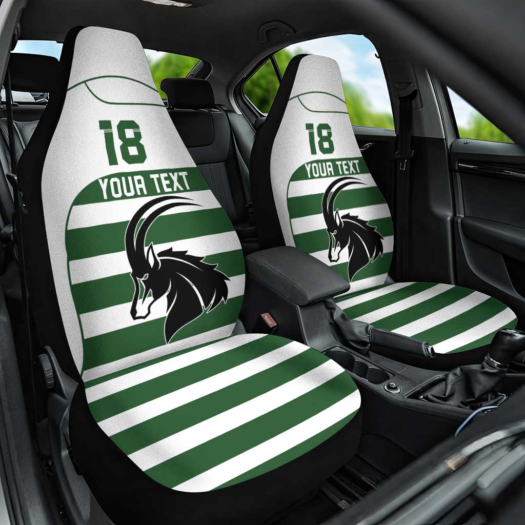 Custom Zimbabwe Sables Rugby Car Seat Cover Go Champion - African Pride