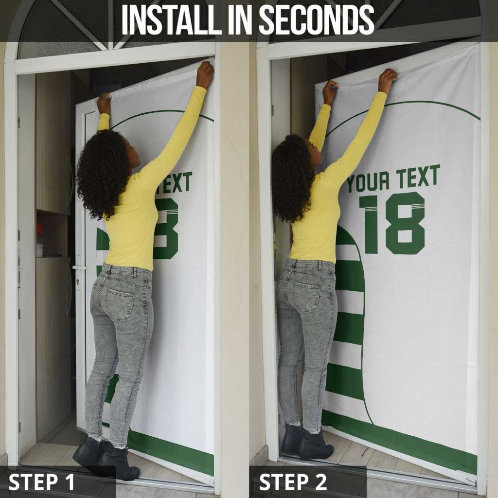 Custom Zimbabwe Sables Rugby Door Cover Go Champion