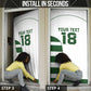 Custom Zimbabwe Sables Rugby Door Cover Go Champion