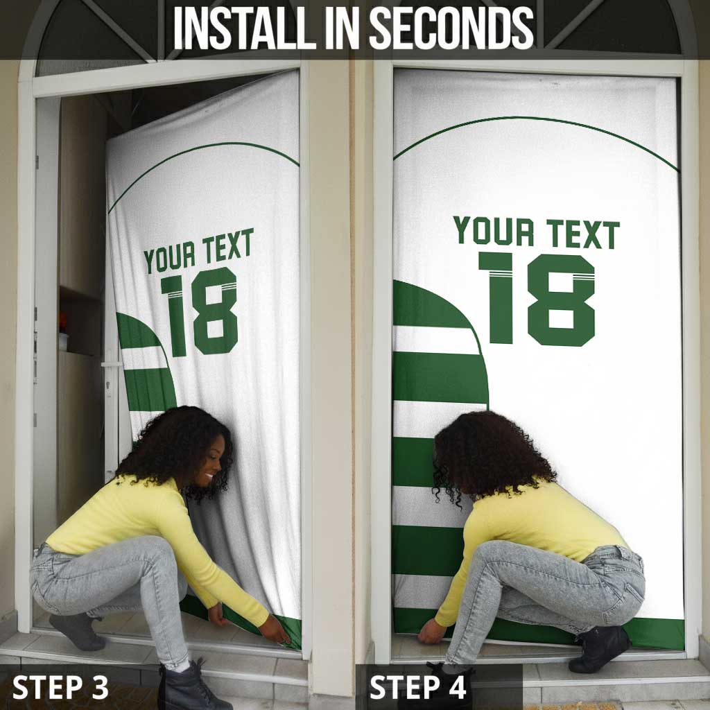 Custom Zimbabwe Sables Rugby Door Cover Go Champion