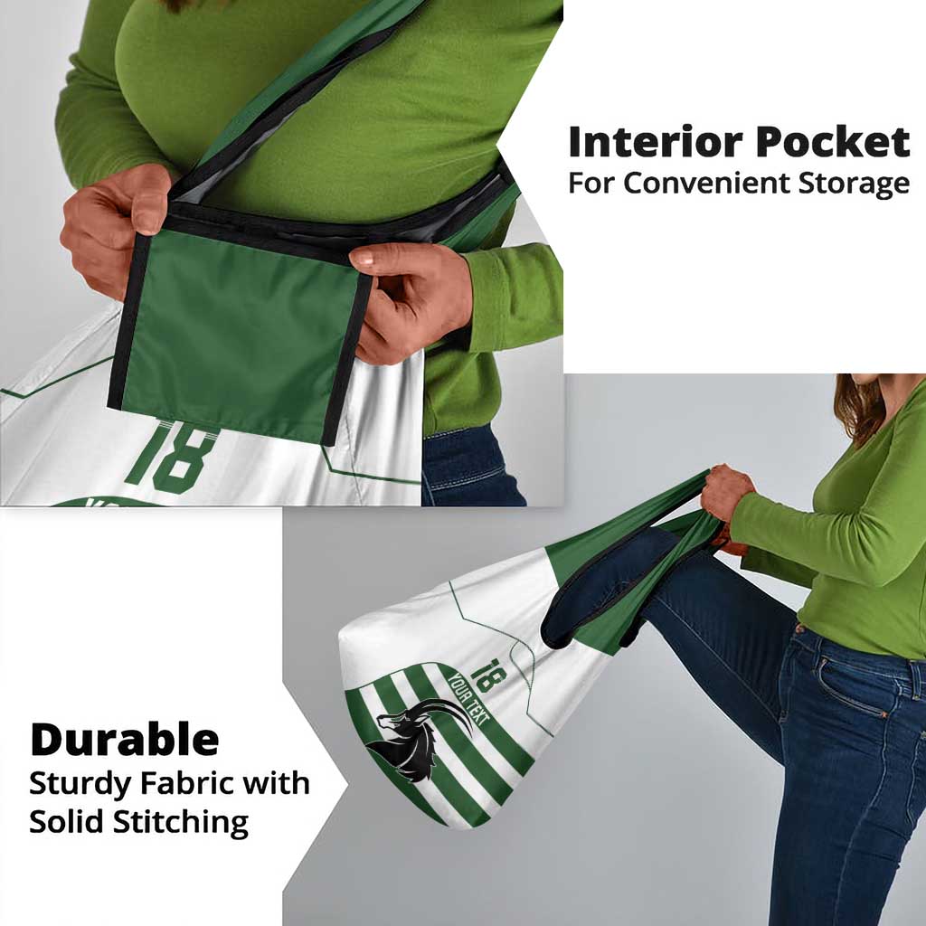 Custom Zimbabwe Sables Rugby Grocery Bag Go Champion - African Pride