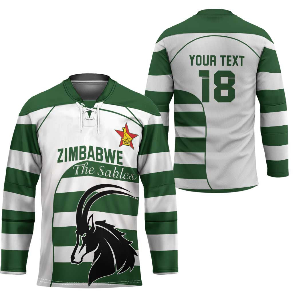 Custom Zimbabwe Sables Rugby Hockey Jersey Go Champion