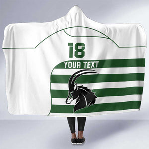 Custom Zimbabwe Sables Rugby Hooded Blanket Go Champion - African Pride