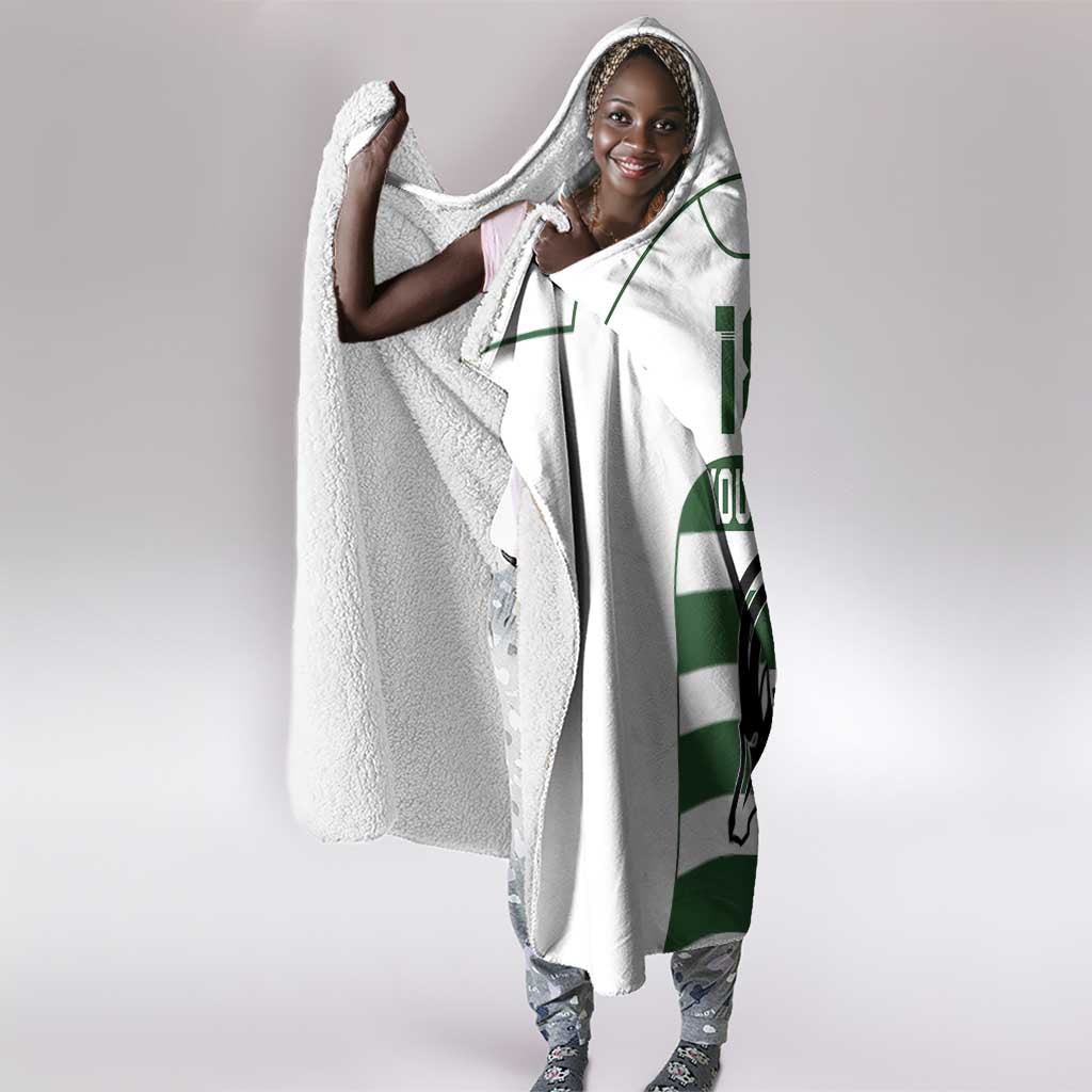 Custom Zimbabwe Sables Rugby Hooded Blanket Go Champion - African Pride