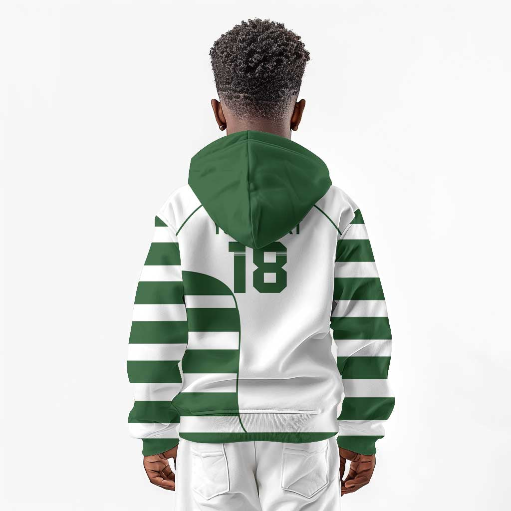 Custom Zimbabwe Sables Rugby Kid Hoodie Go Champion - African Pride