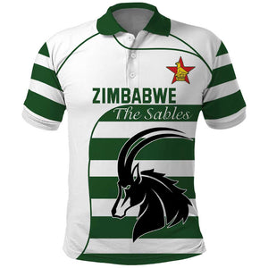 Custom Zimbabwe Sables Rugby Polo Shirt Go Champion - African Pride