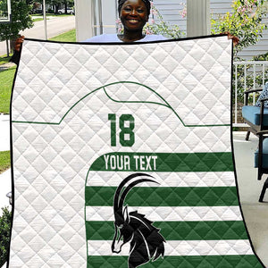 Custom Zimbabwe Sables Rugby Quilt Go Champion - African Pride