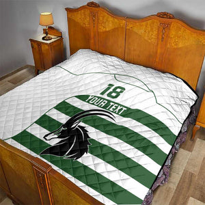 Custom Zimbabwe Sables Rugby Quilt Go Champion - African Pride