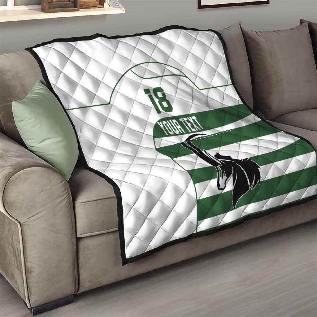 Custom Zimbabwe Sables Rugby Quilt Go Champion - African Pride