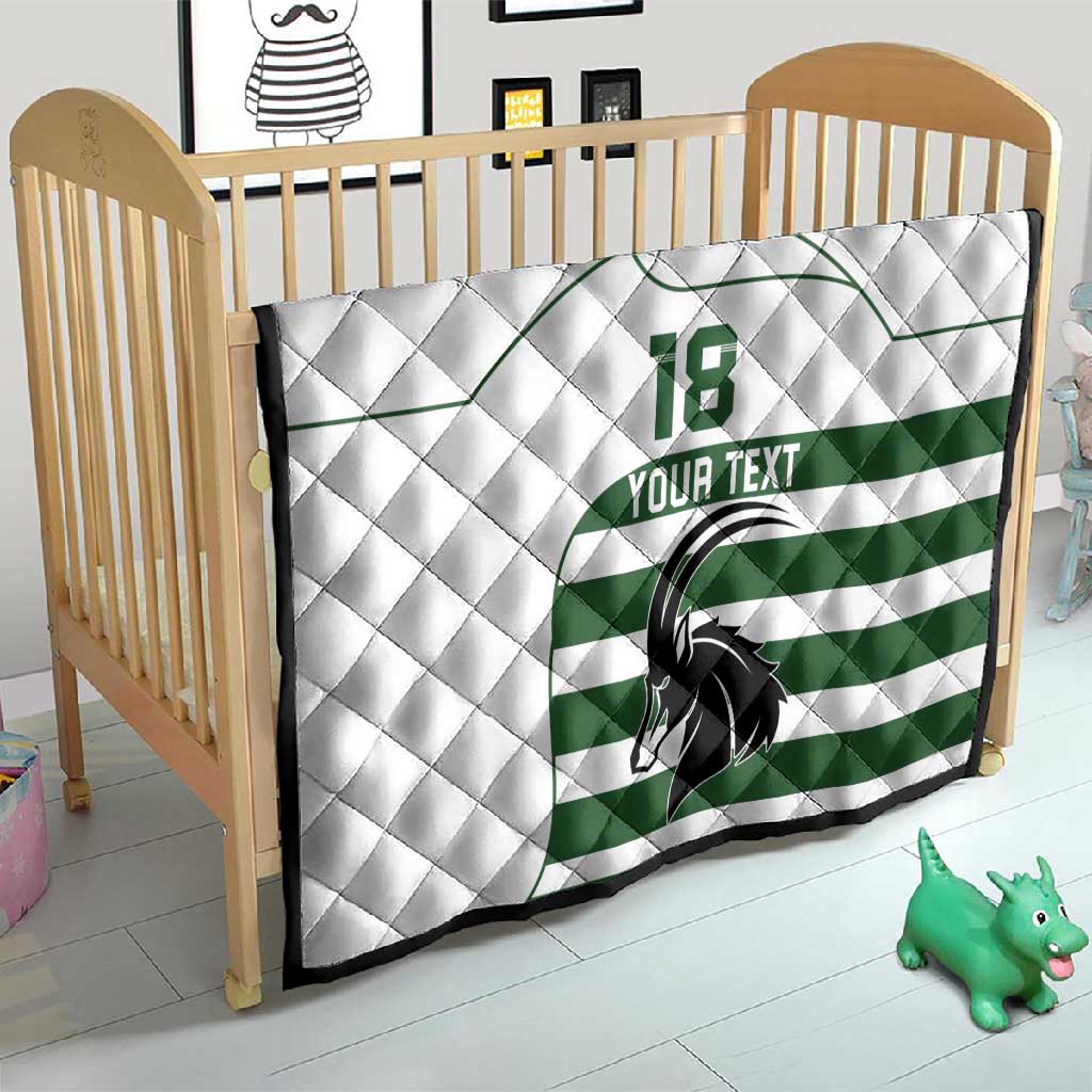 Custom Zimbabwe Sables Rugby Quilt Go Champion - African Pride