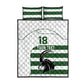 Custom Zimbabwe Sables Rugby Quilt Bed Set Go Champion - African Pride