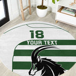 Custom Zimbabwe Sables Rugby Round Carpet Go Champion - African Pride