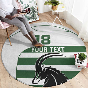Custom Zimbabwe Sables Rugby Round Carpet Go Champion - African Pride