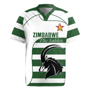 Custom Zimbabwe Sables Rugby Rugby Jersey Go Champion - African Pride