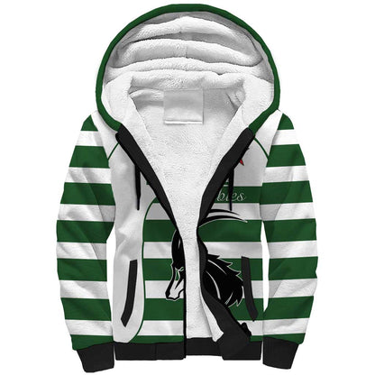 Custom Zimbabwe Sables Rugby Sherpa Hoodie Go Champion - African Pride