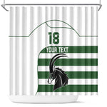 Custom Zimbabwe Sables Rugby Shower Curtain Go Champion - African Pride