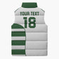 Custom Zimbabwe Sables Rugby Sleeveless Puffer Jacket Go Champion