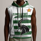 Custom Zimbabwe Sables Rugby Sleeveless Zip Hoodie Go Champion - African Pride