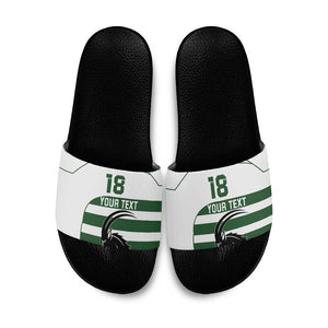 Custom Zimbabwe Sables Rugby Slide Sandals Go Champion