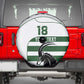 Custom Zimbabwe Sables Rugby Spare Tire Cover Go Champion - African Pride