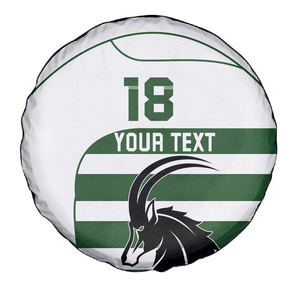 Custom Zimbabwe Sables Rugby Spare Tire Cover Go Champion - African Pride
