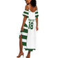 Custom Zimbabwe Sables Rugby Summer Maxi Dress Go Champion - African Pride