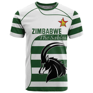 Custom Zimbabwe Sables Rugby T shirt Go Champion - African Pride