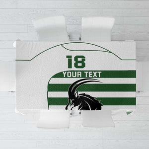 Custom Zimbabwe Sables Rugby Tablecloth Go Champion - African Pride
