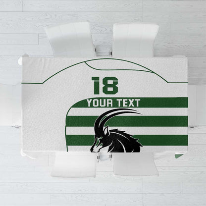 Custom Zimbabwe Sables Rugby Tablecloth Go Champion - African Pride