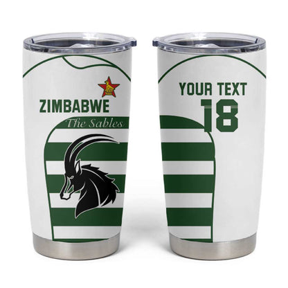 Custom Zimbabwe Sables Rugby Tumbler Cup Go Champion - African Pride