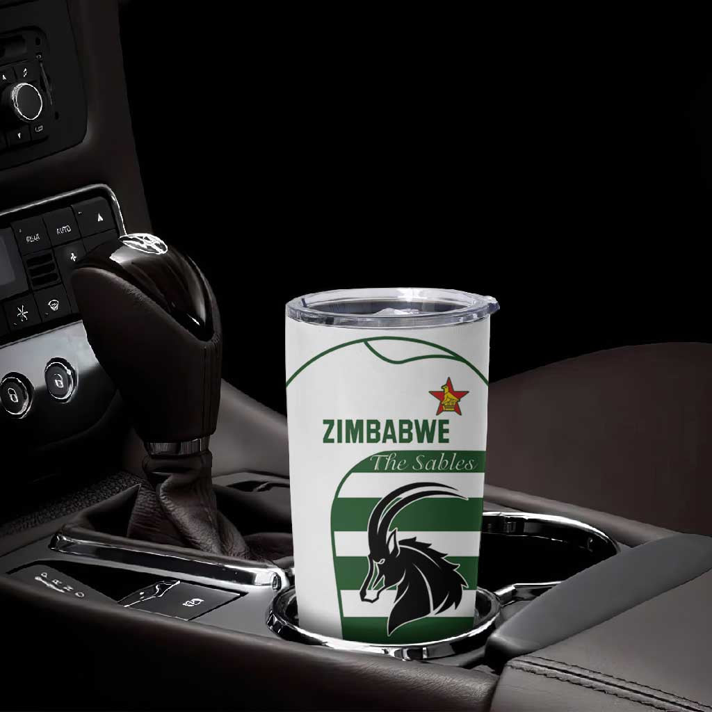 Custom Zimbabwe Sables Rugby Tumbler Cup Go Champion - African Pride