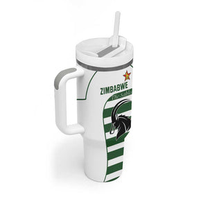 Custom Zimbabwe Sables Rugby Tumbler With Handle Go Champion - African Pride