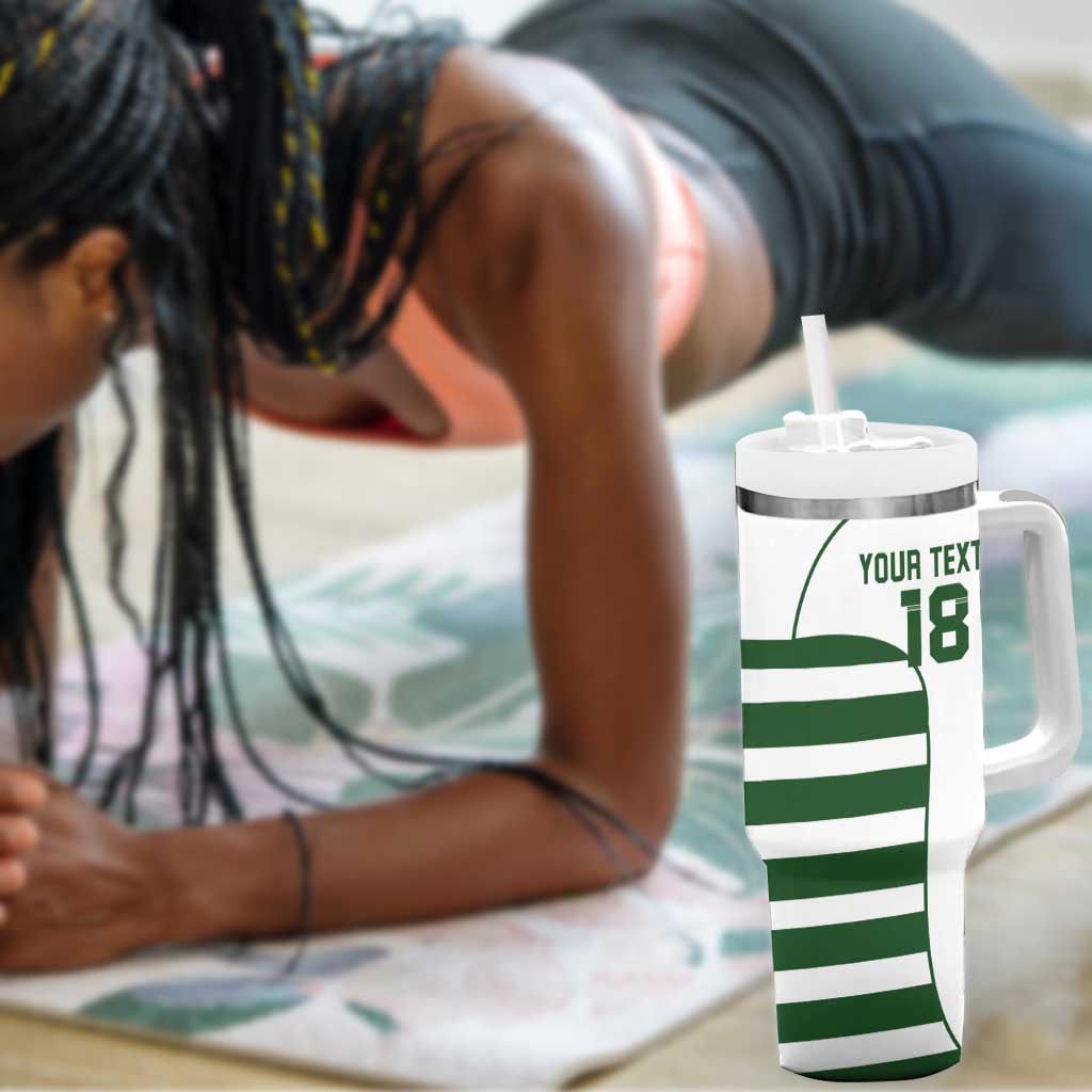 Custom Zimbabwe Sables Rugby Tumbler With Handle Go Champion - African Pride