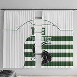 Custom Zimbabwe Sables Rugby Window Curtain Go Champion - African Pride