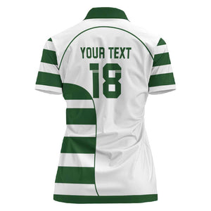 Custom Zimbabwe Sables Rugby Women Polo Shirt Go Champion - African Pride