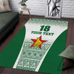 Custom Zimbabwe Sables Rugby Area Rug African Patterns - African Pride