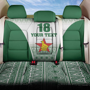 Custom Zimbabwe Sables Rugby Back Car Seat Cover African Patterns - African Pride