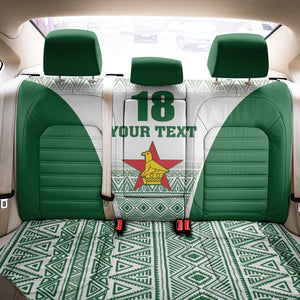 Custom Zimbabwe Sables Rugby Back Car Seat Cover African Patterns - African Pride