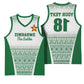 Custom Zimbabwe Sables Rugby Basketball Jersey African Patterns - African Pride