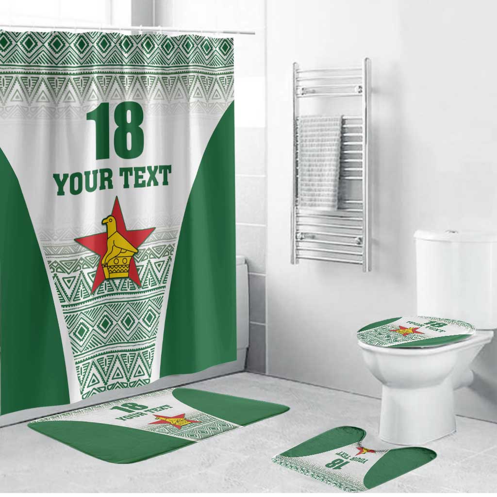 Custom Zimbabwe Sables Rugby Bathroom Set African Patterns by African Pride