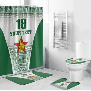 Custom Zimbabwe Sables Rugby Bathroom Set African Patterns
