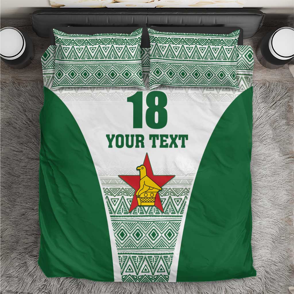 Custom Zimbabwe Sables Rugby Bedding Set African Patterns - African Pride