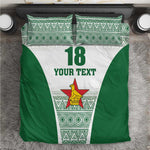 Custom Zimbabwe Sables Rugby Bedding Set African Patterns - African Pride