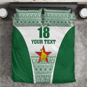 Custom Zimbabwe Sables Rugby Bedding Set African Patterns - African Pride
